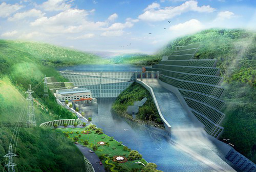 商丘老挝南塔河1号水电站项目